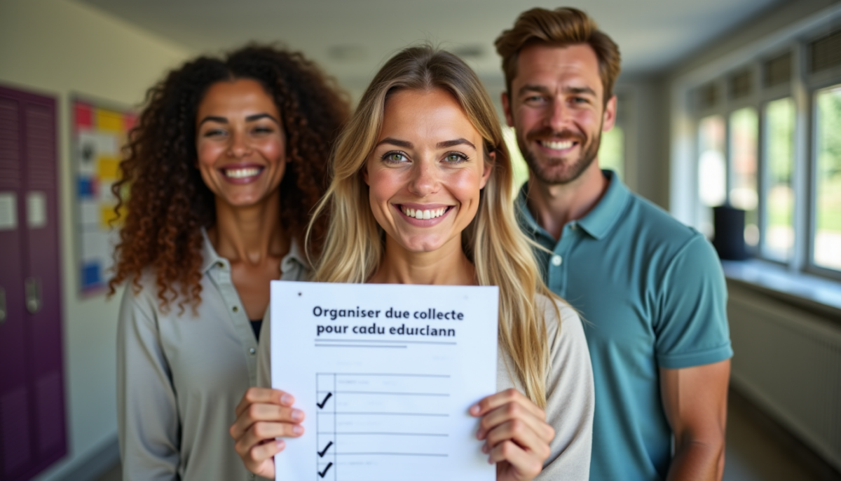 Organiser une collecte pour cadeau enseignant : checklist complète